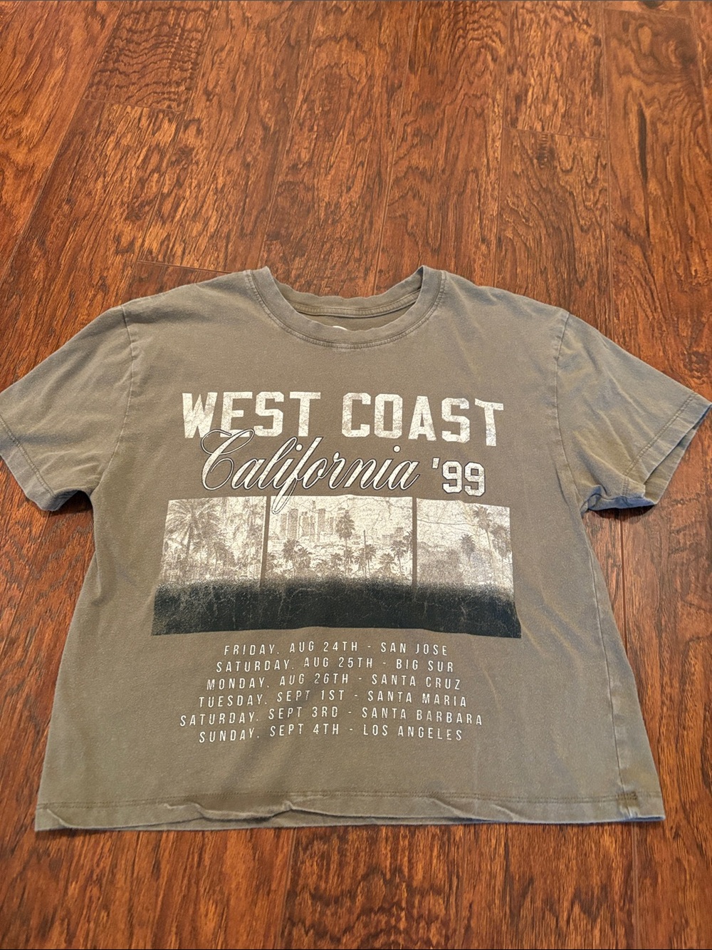 Social Culture graphic crop top